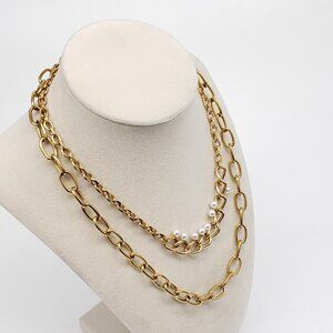 Brand New Fashion Trendy Paperclip Stainless Steel Necklace